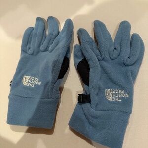 💙 The North Face Blue Fleece Gloves